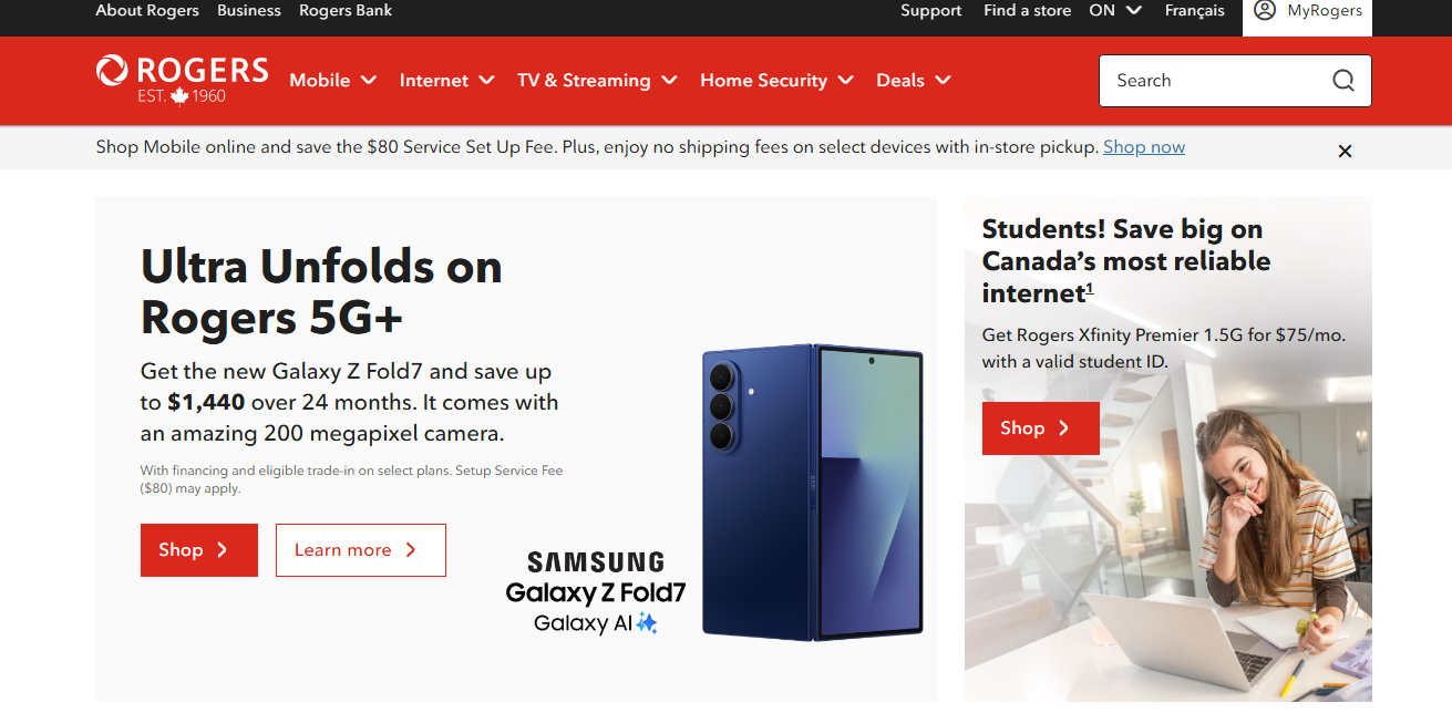 Rogers 5G Network Integration